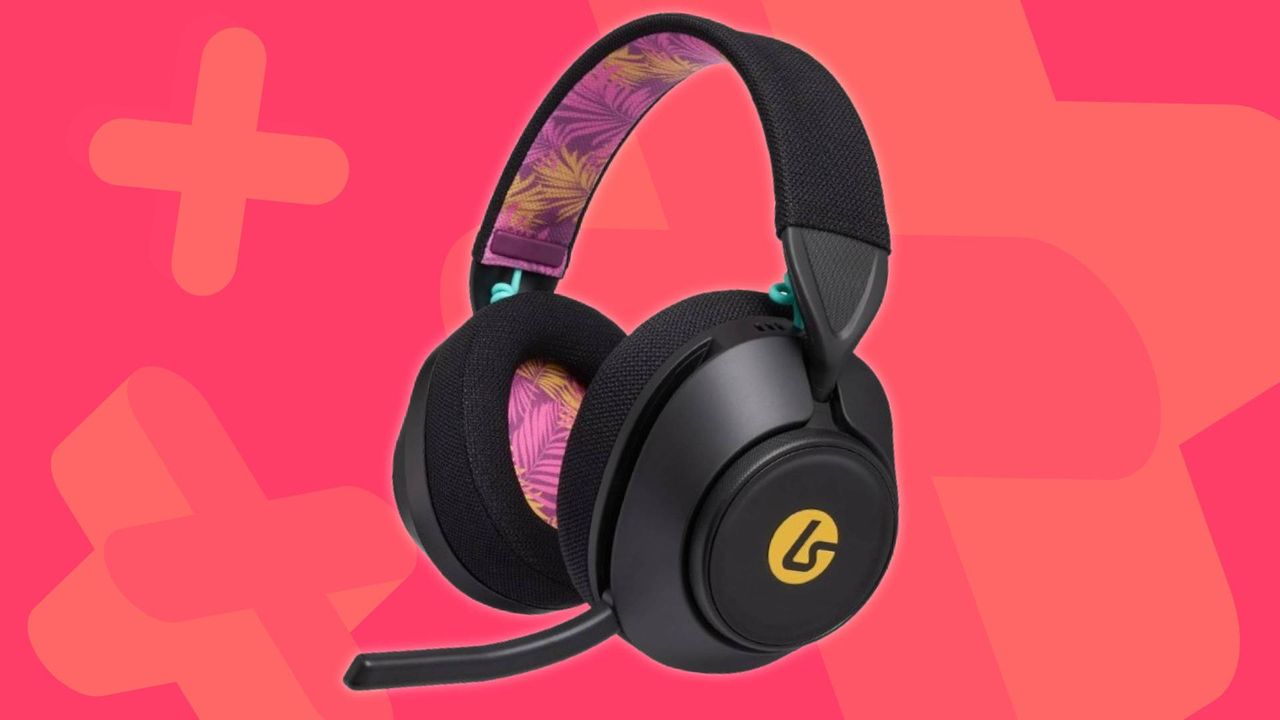 There's no official GTA 6 headset quite yet, but the LucidSound LS500 gets pretty close with its funky Sunset Paradise design