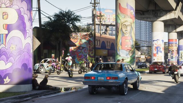 Vice City beachfront in an official GTA 6 screenshot